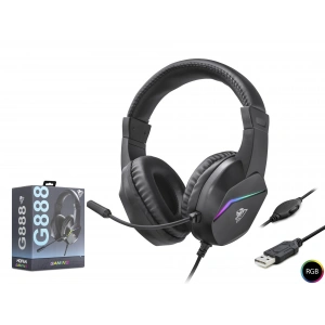 Gaming Kulaklik Usb Rgb - Si̇yah G888