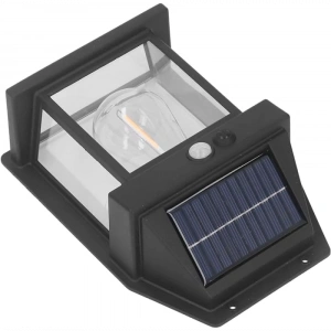 Güneş Enerjili Bahçe Aydınlatması Aplik Dekor Solar Ve Sensörlü Bahçe Balkon ve Garaj Lambası