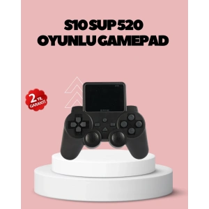 HDMI TV Bağlantılı Orijinal S10 Gamepad 520 Oyunlu 2025 Seri Oyun Konsolu