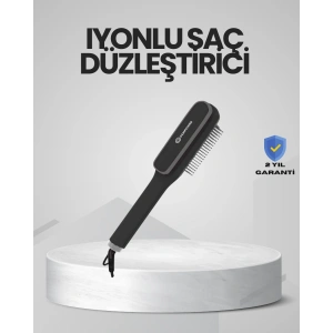 Hızlı Isınan İyonlu Saç Düzleştirici Tarak Pratik Kullanım