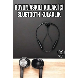 Kablolu Boyun Askılı Dijital Göstergeli Bluetooth Kulaklığı 60 Saat