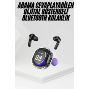 Kablosuz Dijital Göstergeli Powerbanklı IOS ve  Android Uyumlu Gaming Kulaklık