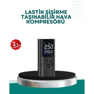 LED Işıklı Dijital Ha Pompası Araba Bisiklet Uyumlu