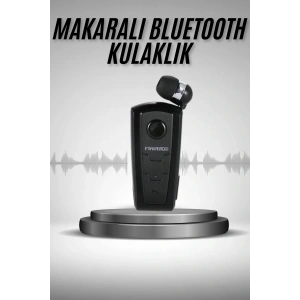 Makaralı Bluetooth Kulakiçi Yaka Kulaklığı Kablosuz Kulaklık