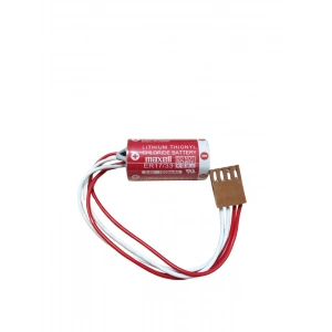 Maxell ER17/33 3.6V 2/3A 4 PIN Size Pil - Kahverengi Soket