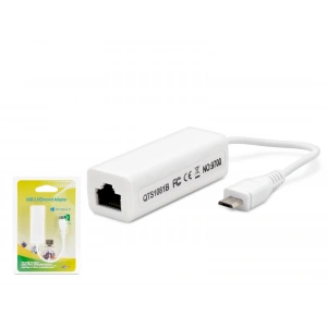 Micro Usb 2.0 Ethernet Adaptör 10/100 Mbps - Beyaz HDX5271