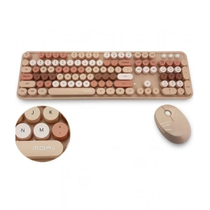 Mofii Kahverengi Sweet Dm Klavye Mouse Set