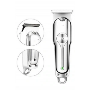 Paslanmaz Çelik lı Kablosuz Şarjlı Dijital Göstergeli Tıraş Makinesi