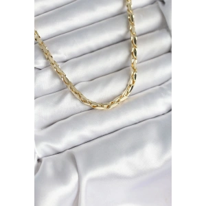 Pirinç Gold Renk 60 cm Zincir Kadın Kolye