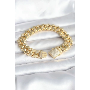 Pirinç Gold Renk VIP Exclusive Seri Gurmet Model Kadın Bileklik