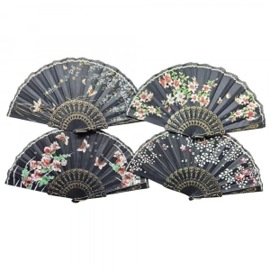 Plastik Kumaş Yelpaze 12 li Karışık OB-052