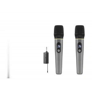 Profesyonel Kablosuz Uhf 2 Mikrofonlu Set 6.35 Mm - Gri HDX2791G