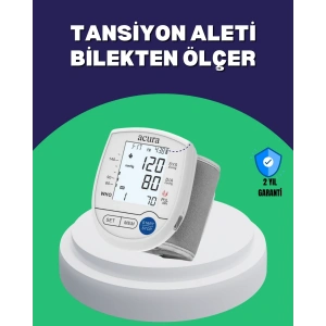 Şarjlı ve Pilli Bilek Tansiyon Ölçer Dijital Ekran Hafıza Kayıtlı