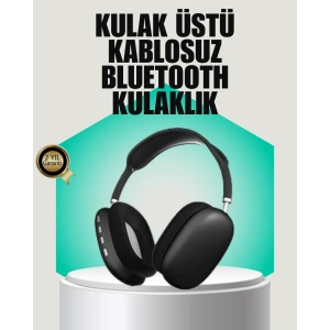 Stereo Ses Kaliteli Bluetooth Kulaklık | Katlanabilir ve Ergonomik Tasarım