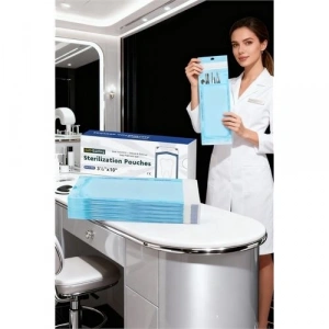 Sterilizasyon Poşeti 600 Adet - Otokl Kendinden Yapışkanlı Medikal Poşet 9x26 cm