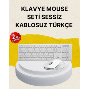 Tam Boy Kablosuz Klye Mouse Seti - Gelişmiş Bağlantı ve Sessiz Performans