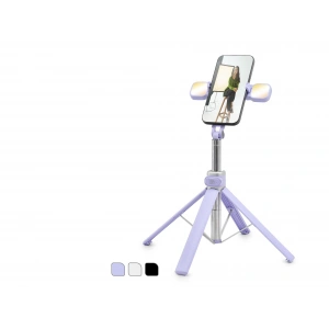 Telefon Tripodu Ve Selfie Çubuğu Seti Bluetooth 4.0 Kumandalı Led 130 Cm - Çok Renkli ND1035