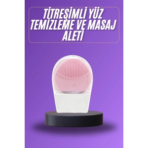 Titreşimli Yüz Masaj Aleti Titreşimli Makyaj Temizleme Cihazı