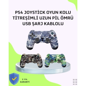 Uzun Pil Ömürlü Oyun Kolu – USB ile Hızlı Şarj Desteği