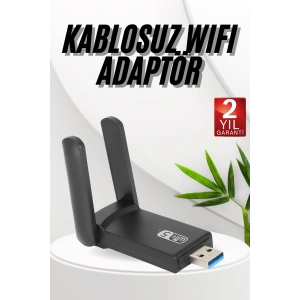 Wifi Adaptörü Bt5.0 Wifi 2si Bir Arada Çift Bantlı Çift Anten