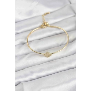 Yonca Model Gold Renk Kadın Bileklik - TJ-BB8232