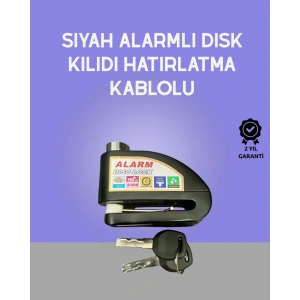 Yüksek Sesli 110dB Çelik Disk Kilidi Su Geçirmez