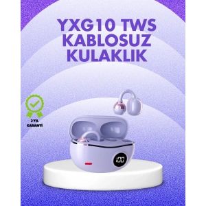 YXG10 Kablosuz Kulaklık – Bluetooth 5.4, Dokunmatik, LED Ekranlı Şarj Kutusu