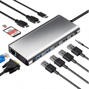 ZR610 Type-C 12 İn 1 Çift Hdmı