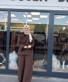 Efsun Pantolonlu Takım Kahverengi