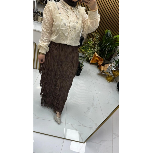 Püaküllü İthal Etek