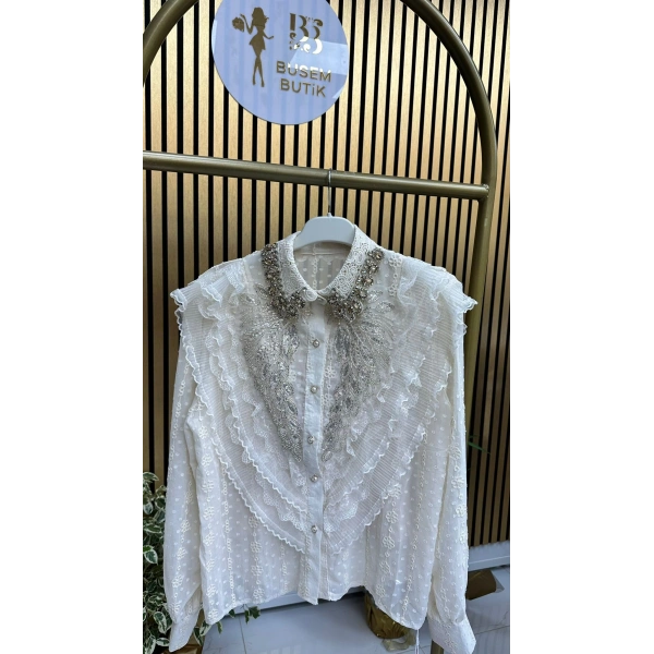 İthal Gömlek Beyaz