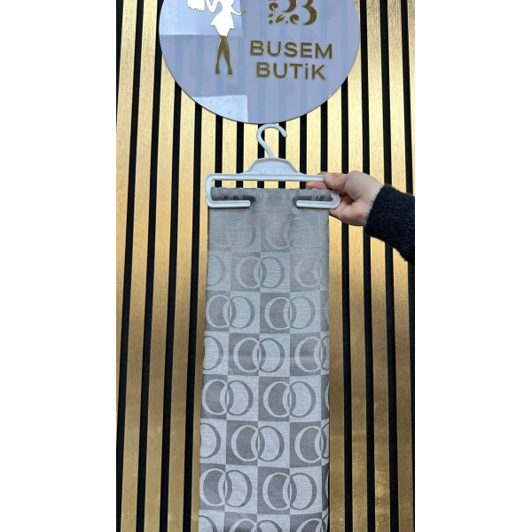 İmannur Desen Şal Gri
