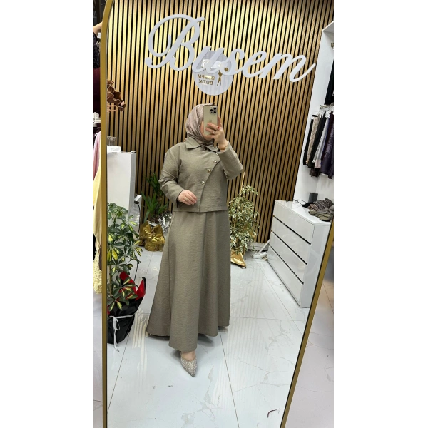 Erva Etekli Takım Yeşil