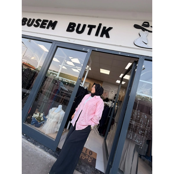 Masal Gömlek Pembe