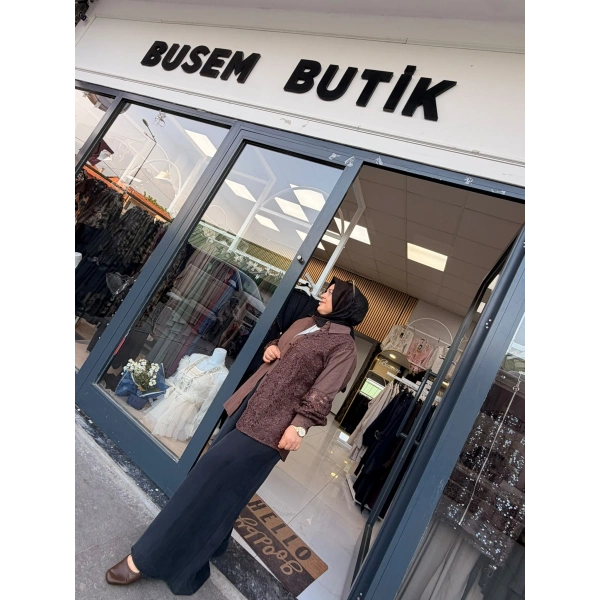Masal Gömlek Kahverengi