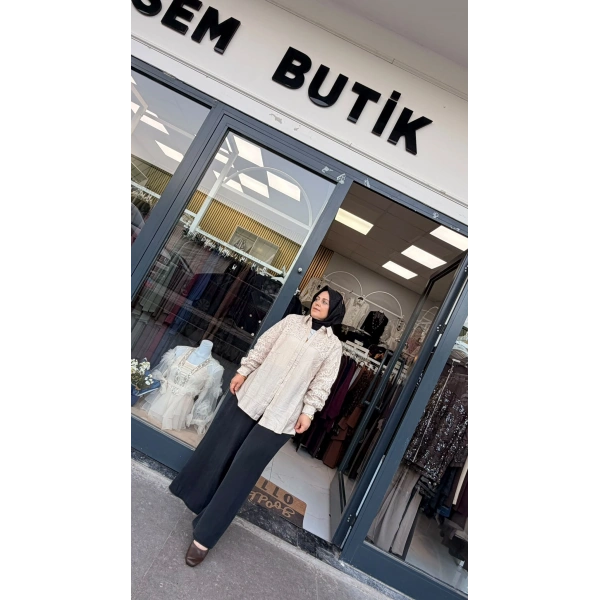 Masal Gömlek Krem