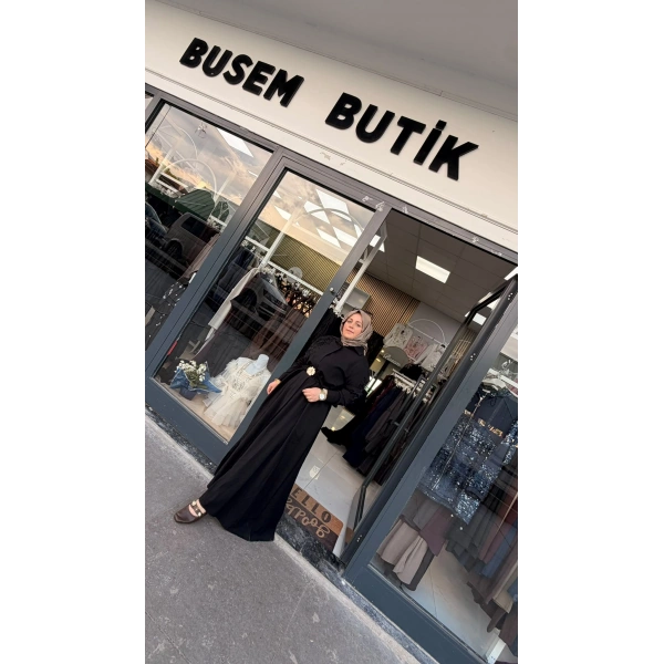 Beliz Gömlek Elbise Siyah