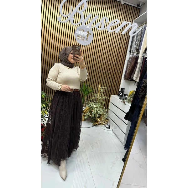 Kadife Etek Kahverengi