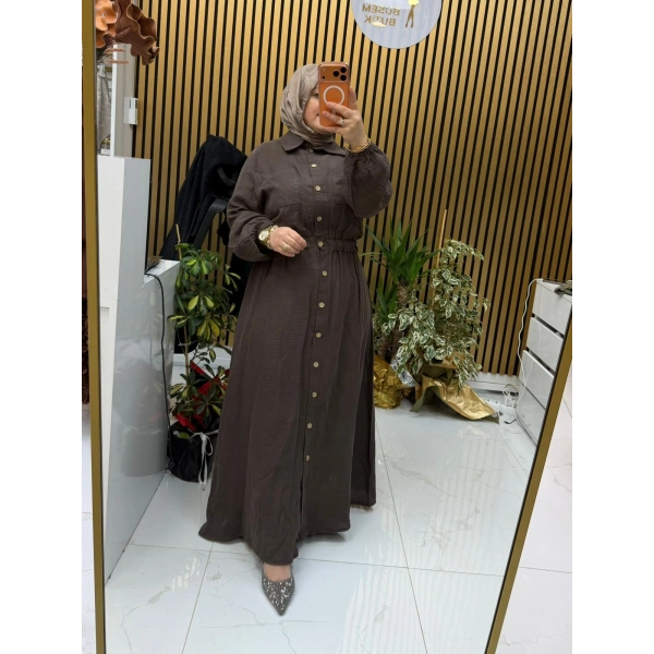 Nil Elbise Kahverengi