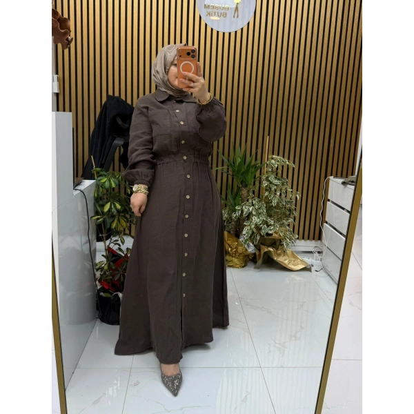 Nil Elbise Kahverengi