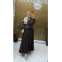 Lavinya Etekli Takım Kahverengi