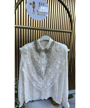 İthal Gömlek Beyaz