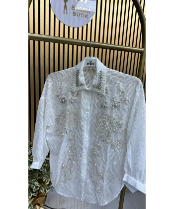 İthal Gömlek Beyaz