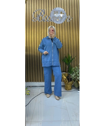 Kot Takım Açık Mavi