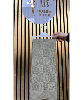 İmannur Desen Şal Yeşil