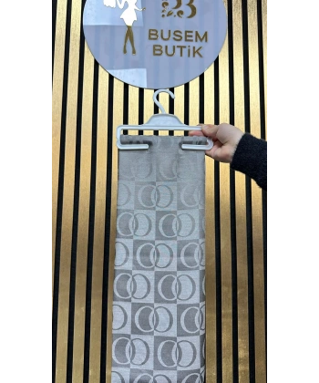 İmannur Desen Şal Gri