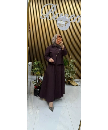 Pera Etekli Takım Bordo