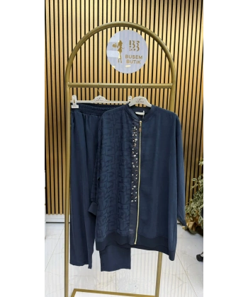 Duru İkili Pantolonlu Takım Lacivert