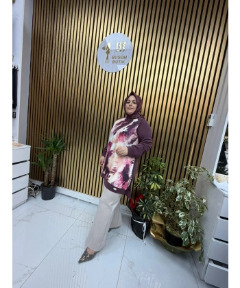 Gül Rüyası Tunik Mürdüm