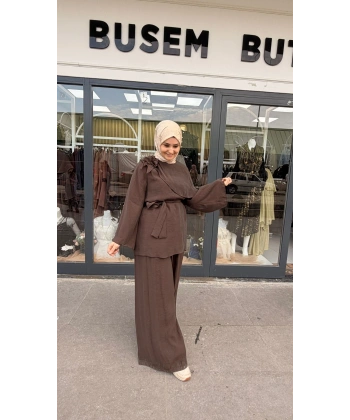 Alya İkili Pantolonlu Takım